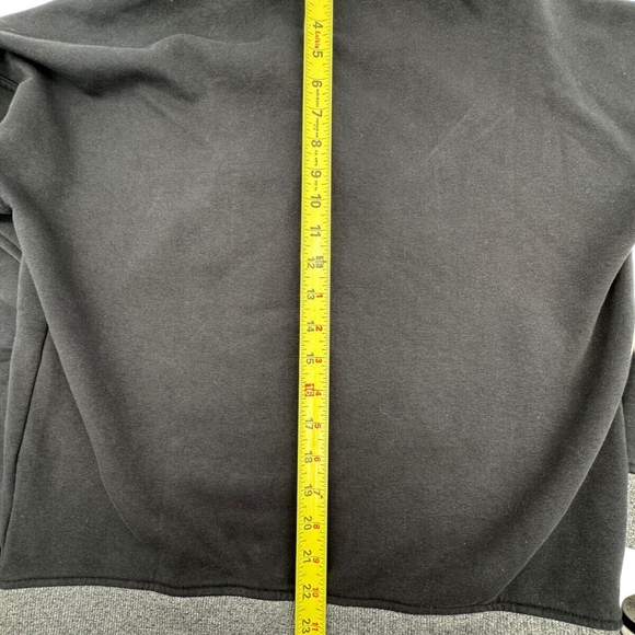 Armour Women's Black/Gray Full Zip Fleece Bomber Jacket - Picture 7 of 7